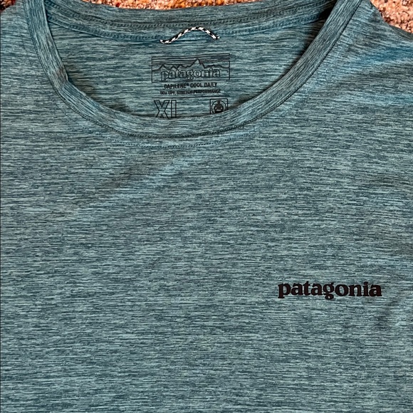 Patagonia Men's Ocean Blue Tee - Picture 2 of 4